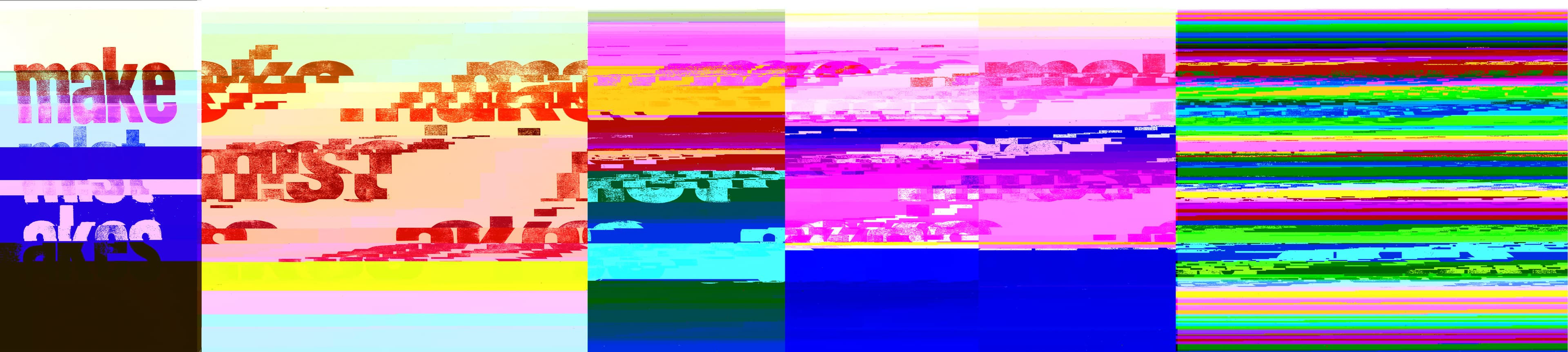Manifesto glitch process