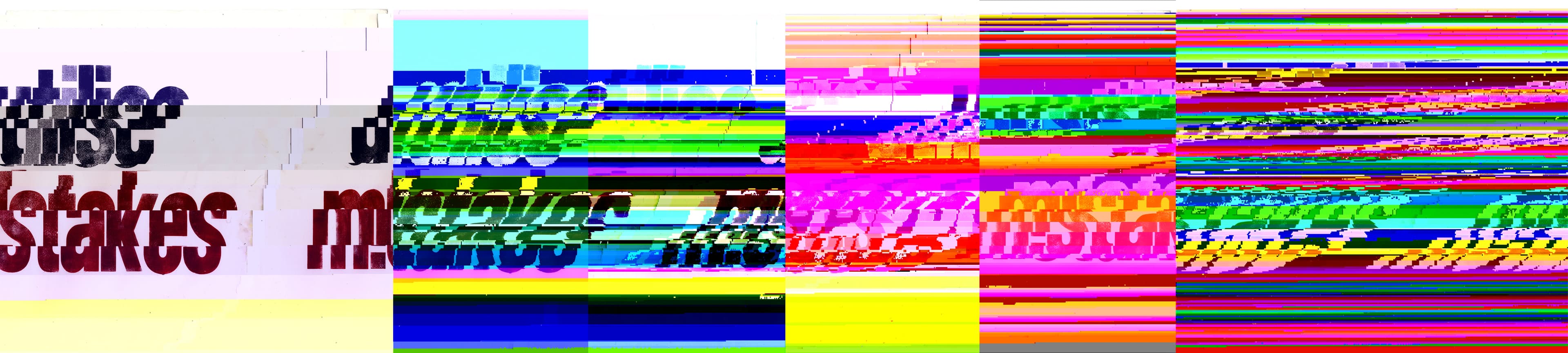 Utilise mistakes glitch process